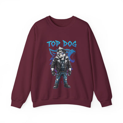 Cool Dog style 1 Unisex Crewneck Sweatshirt | Cozy Gift for Dog Lovers, Casual Wear, Unique Graphic Sweatshirt, Birthday Gift, Everyday Style