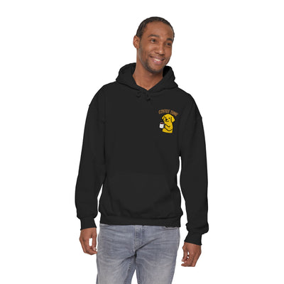 Coffee Time Dog Embroidered style 3 Unisex Pullover Hoodie