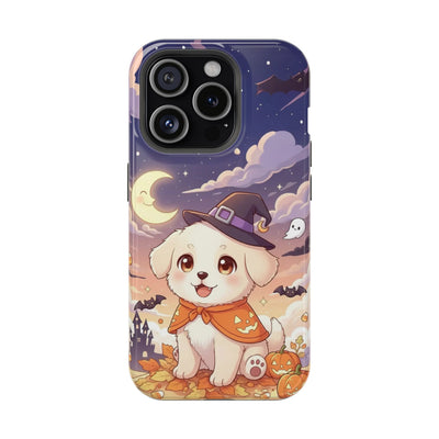 Halloween cute puppy anime style 2 Magnetic Impact-Resistant Phone Case, Cute Dog Design, Pet Owner Gift, Animal Lover Accessory, Birthday Gift for Dog Lovers