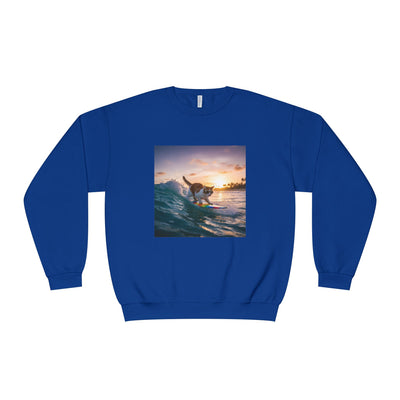 Surfing Cat style 2 Unisex NuBlend® Crewneck Sweatshirt
