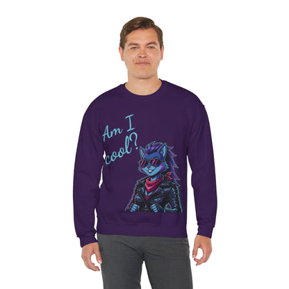 Cool Cat Unisex Heavy Blend Crewneck Sweatshirt style 2