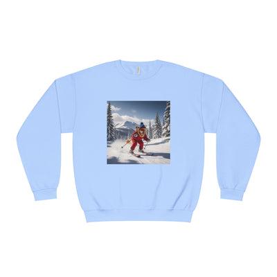 Skiing Dog Unisex NuBlend® Crewneck Sweatshirt