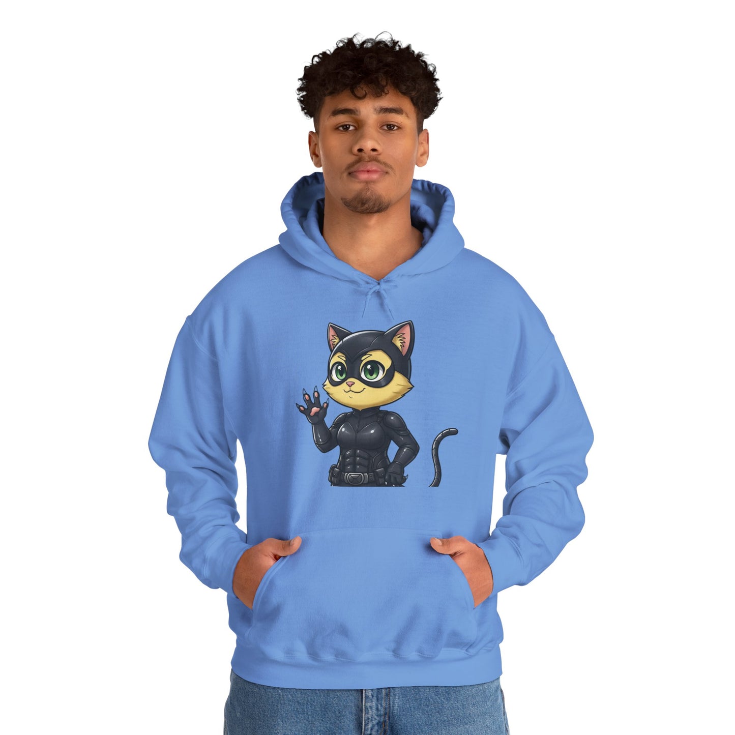 Cat cosplay Cat Woman Funny Design Unisex Hoodie style 2