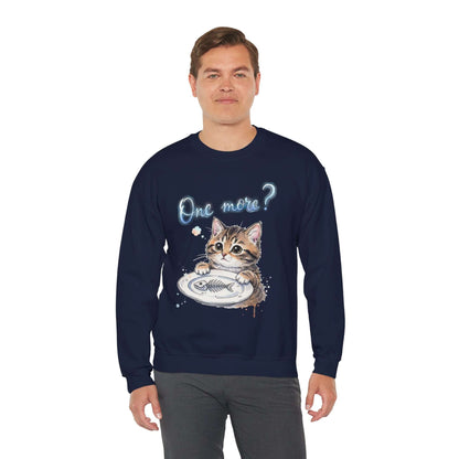 Watercolor Cat painting Unisex Crewneck Sweatshirt style 3