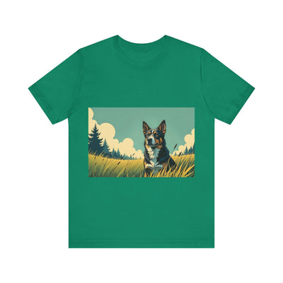 Adorable Dog comic style 3 Unisex Soft Tee| Cute Dog Lover's Shirt, Animal Graphic T-Shirt, Pet Themed Gift, Casual Wear