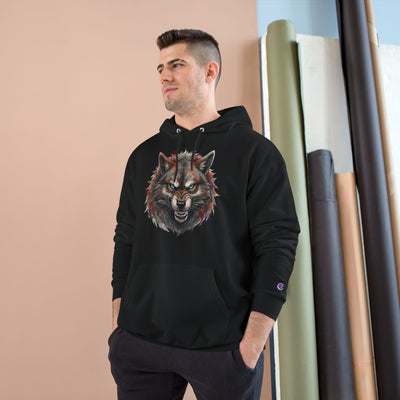 Angry Dog style 2 Men and Women Champion Hoodie