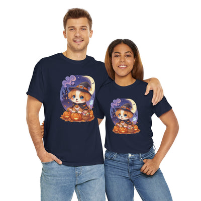 Halloween cute puppy anime style 1 Unisex Tee - Cute Dog T-Shirt for Pet Lovers, Dog Owners, Sports Enthusiasts, Gifts for Animal Lovers, Casual Everyday Wear