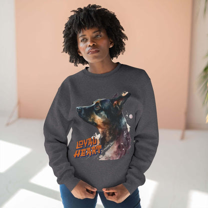 Loyal Heart Dog Lover Unisex Crewneck Sweatshirt style 1