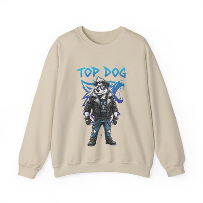 Cool Dog Unisex Heavy Blend Crewneck Sweatshirt style 1