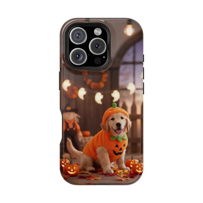 Halloween cute puppy photo style 2 Magnetic Impact-Resistant Phone Case, Cute Dog Design, Pet Owner Gift, Animal Lover Accessory, Birthday Gift for Dog Lovers