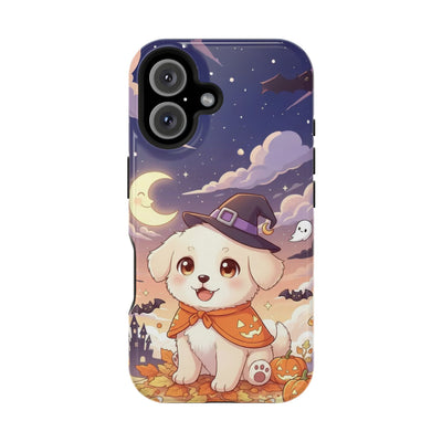 Halloween cute puppy anime style 2 Magnetic Impact-Resistant Phone Case, Cute Dog Design, Pet Owner Gift, Animal Lover Accessory, Birthday Gift for Dog Lovers