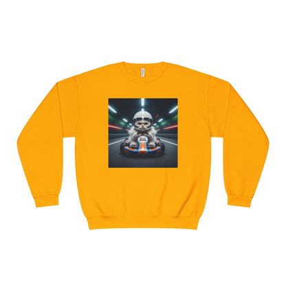Go Kart Cat Unisex NuBlend Crewneck Sweatshirt style 2