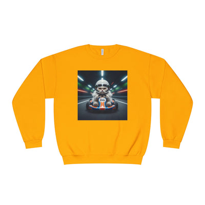 Go Kart Cat style 2 Unisex NuBlend® Crewneck Sweatshirt