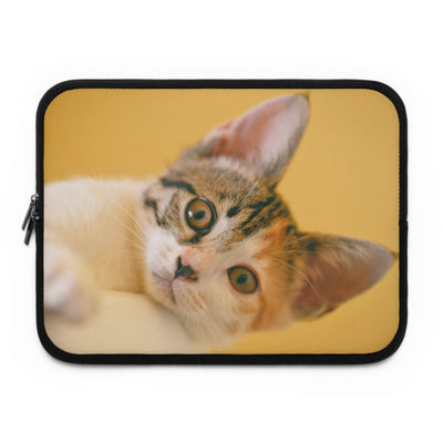 Cute Cat style 1 Laptop Sleeve, Pet Lover Gift, Stylish Computer Case, Birthday Present, Fun Travel Accessory