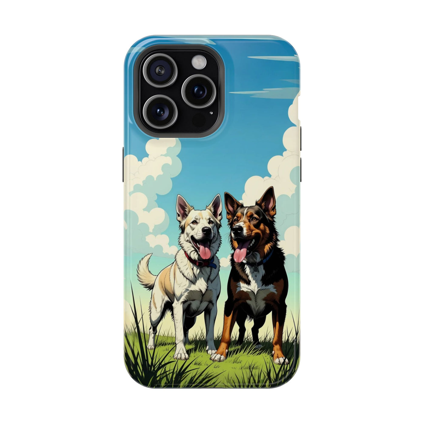 Dog Lovers' Magnetic Impact-Resistant Phone Case comic style 1, Cute Dog Design, Pet Owner Gift, Animal Lover Accessory, Birthday Gift for Dog Lovers