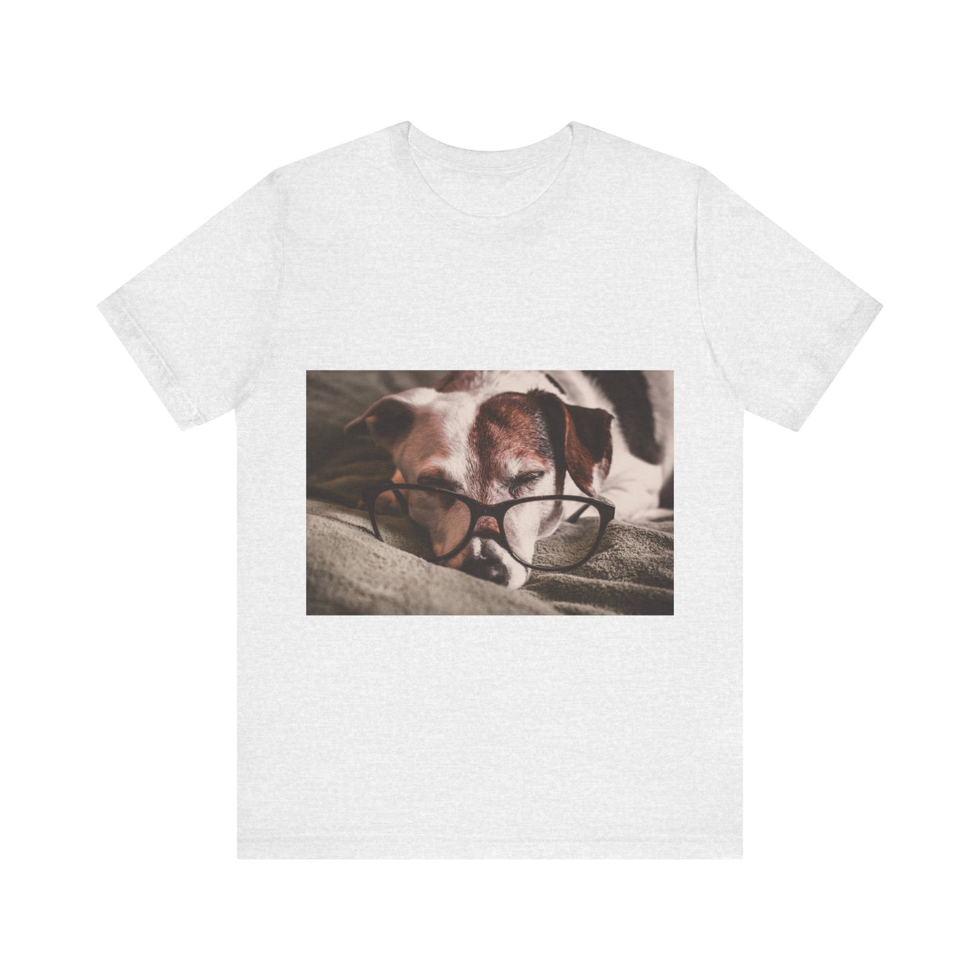Dog wear glasses - Unisex Jersey Short Sleeve Tee