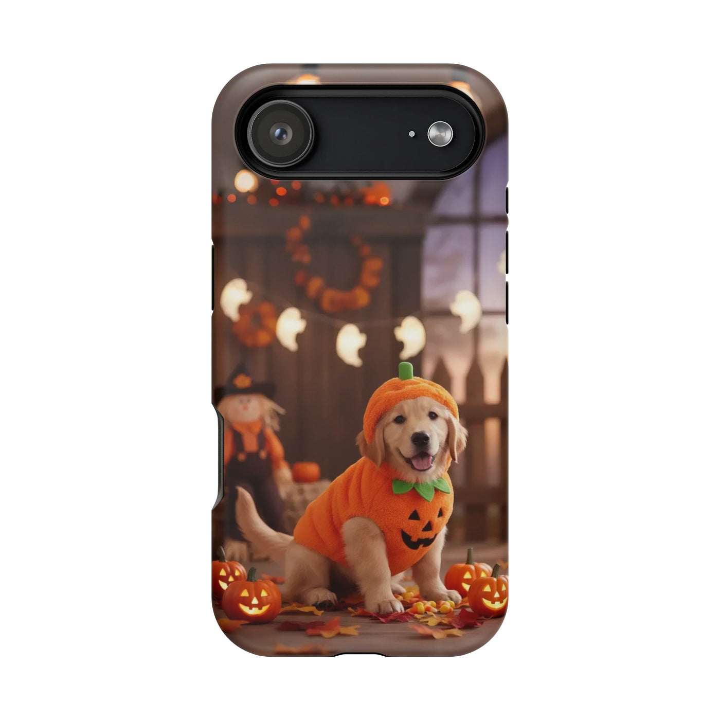Halloween cute puppy photo style 2 Magnetic Impact-Resistant Phone Case, Cute Dog Design, Pet Owner Gift, Animal Lover Accessory, Birthday Gift for Dog Lovers