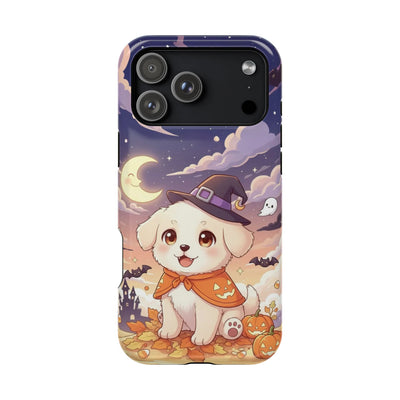 Halloween cute puppy anime style 2 Magnetic Impact-Resistant Phone Case, Cute Dog Design, Pet Owner Gift, Animal Lover Accessory, Birthday Gift for Dog Lovers