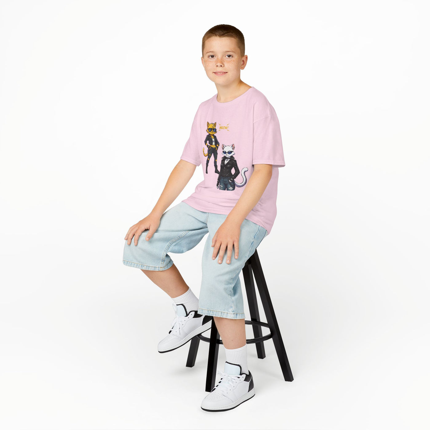 Cool Cat Girls Unisex Kids Heavy Cotton™ Tee