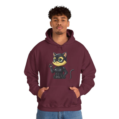 Cat cosplay Cat Woman Funny Design Unisex Hoodie style 2