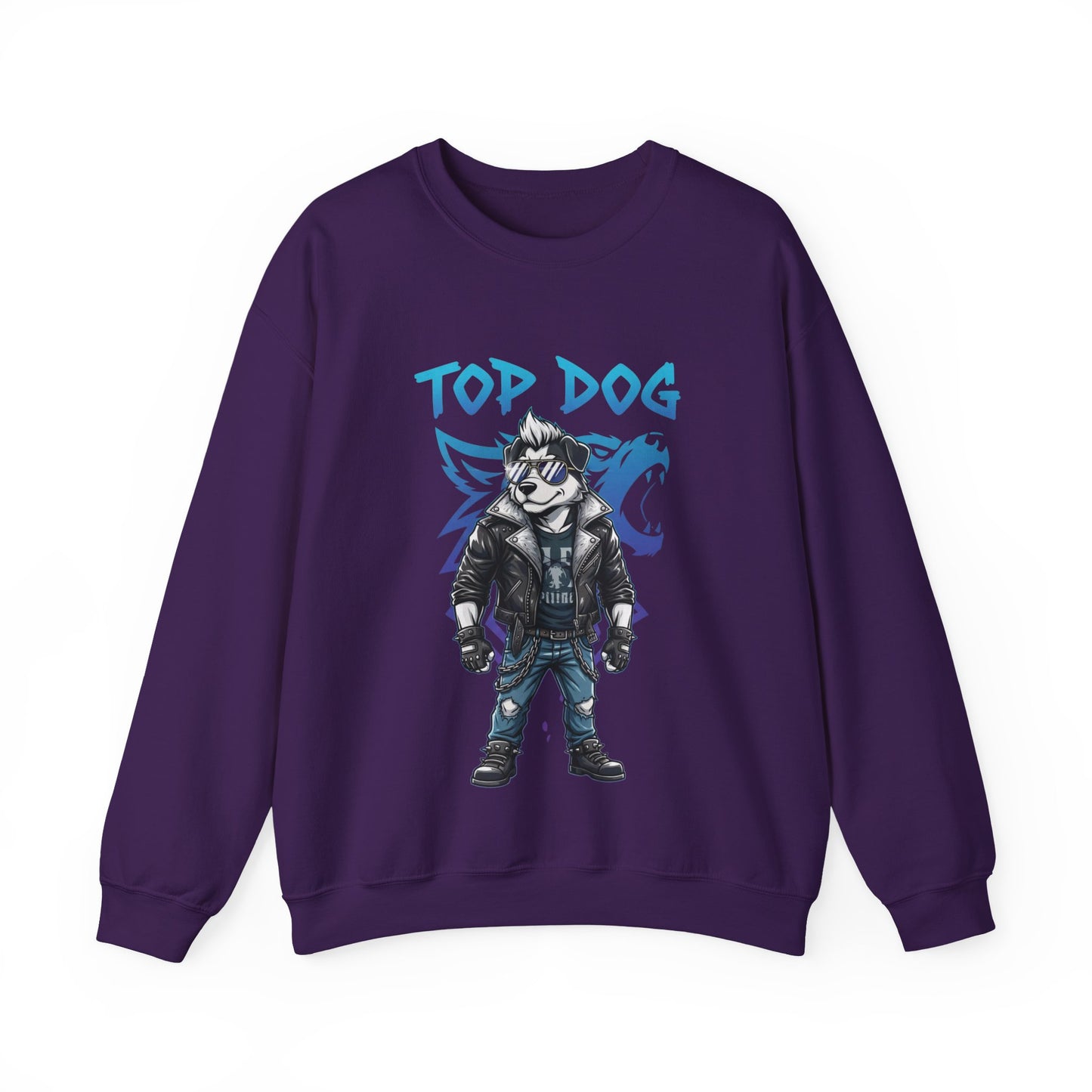 Cool Dog Unisex Heavy Blend Crewneck Sweatshirt style 1
