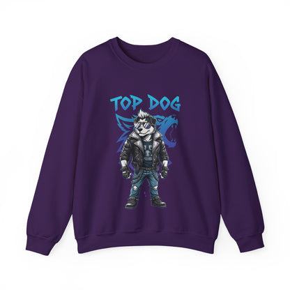 Cool Dog Unisex Heavy Blend Crewneck Sweatshirt style 1