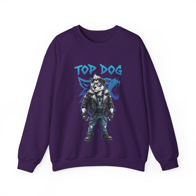 Cool Dog style 1 Unisex Crewneck Sweatshirt | Cozy Gift for Dog Lovers, Casual Wear, Unique Graphic Sweatshirt, Birthday Gift, Everyday Style