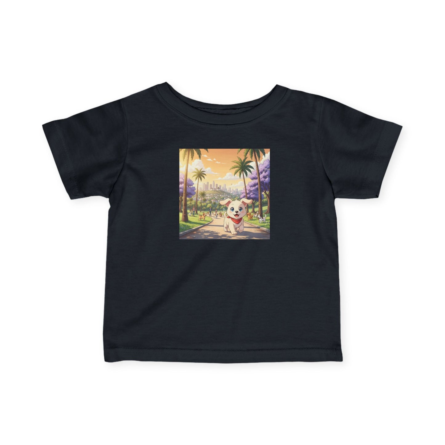 Cute Puppy Infant Baby Fine Jersey T-Shirt style 4