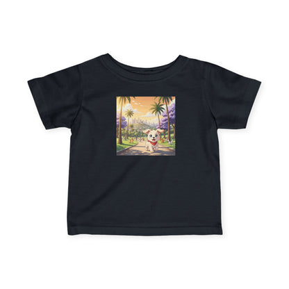 Cute Puppy Infant Baby Fine Jersey T-Shirt style 4