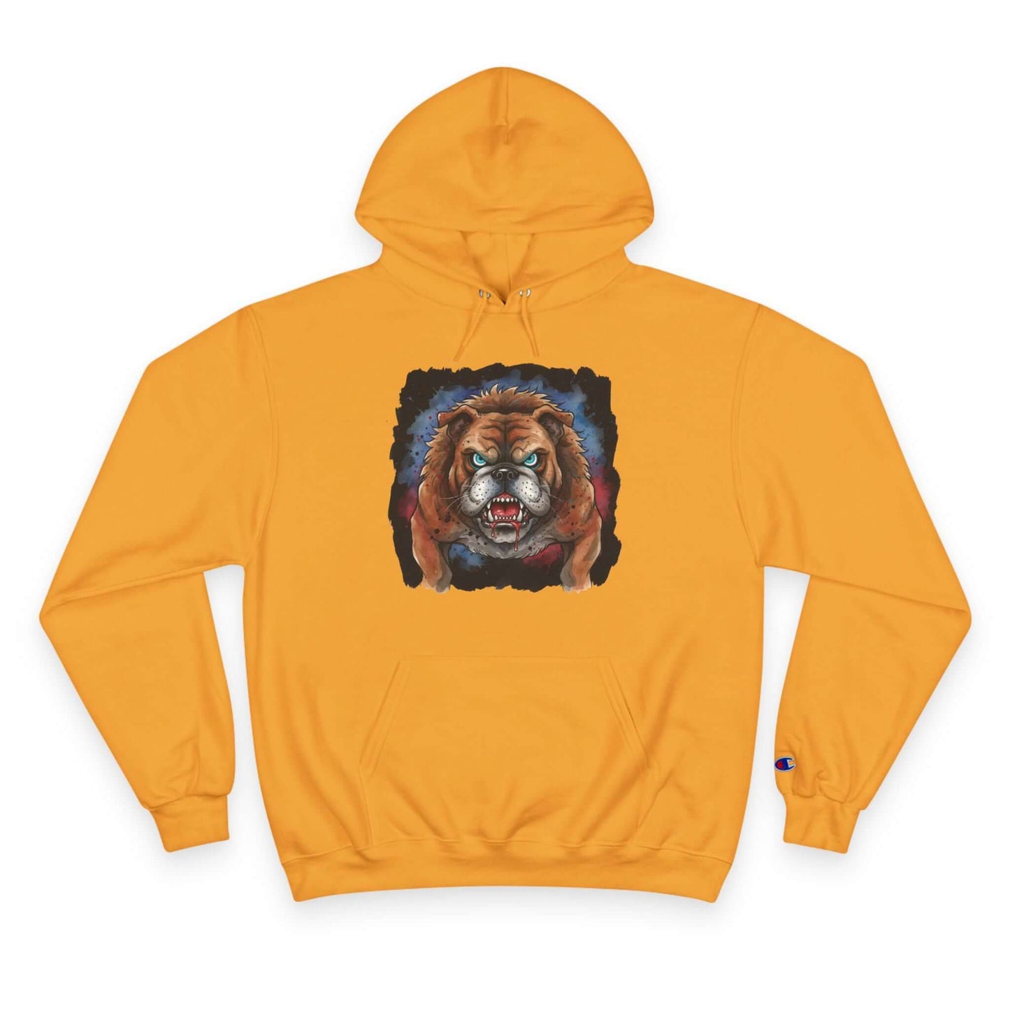 Angry Dog Men and Women Champion Hoodie style 4