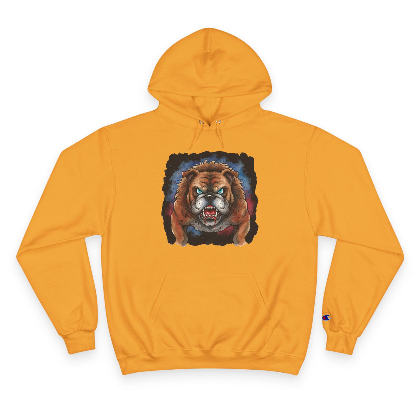 Angry Dog style 4 Men and Women Champion Hoodie