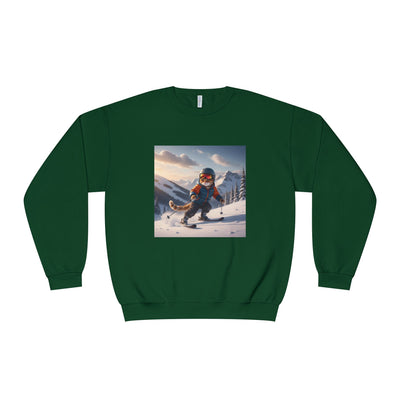 Skiing Cat Unisex NuBlend® Crewneck Sweatshirt