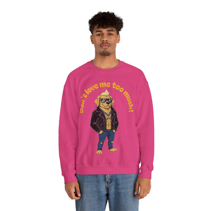 Cool Dog Unisex Heavy Blend Crewneck Sweatshirt style 2