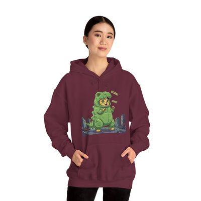 Cat cosplay Godzilla style 2 Unisex Hoodie - Fun & Playful Design