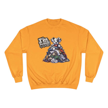 Cute Dog Graphic Champion Unisex Crewneck Sweatshirt - I'm Here!