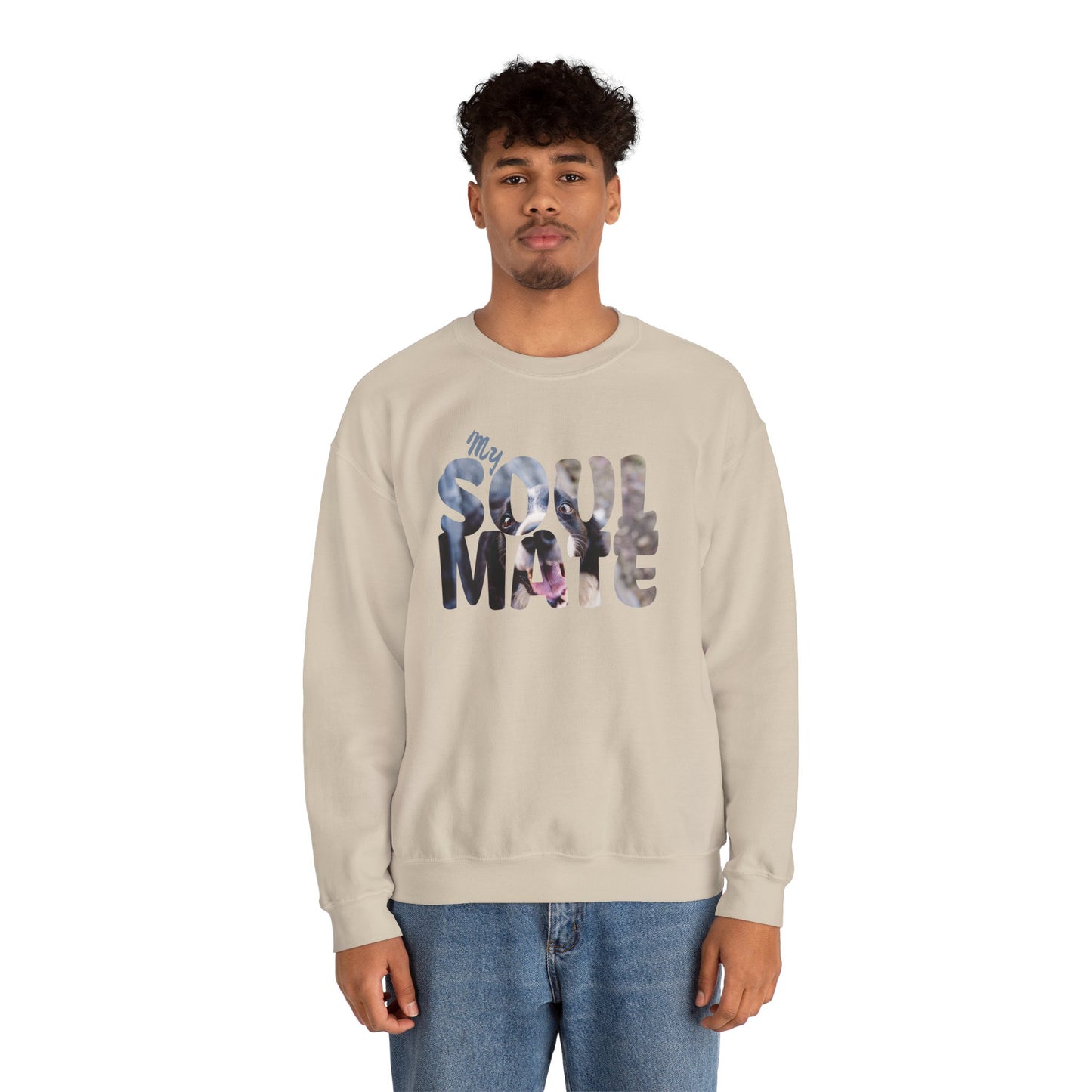 Dog My Soulmate Unisex Crewneck Sweatshirt