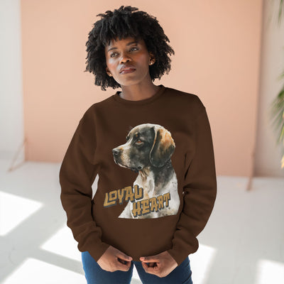 "Loyal Heart" Dog Lover style 4 Unisex Crewneck Sweatshirt