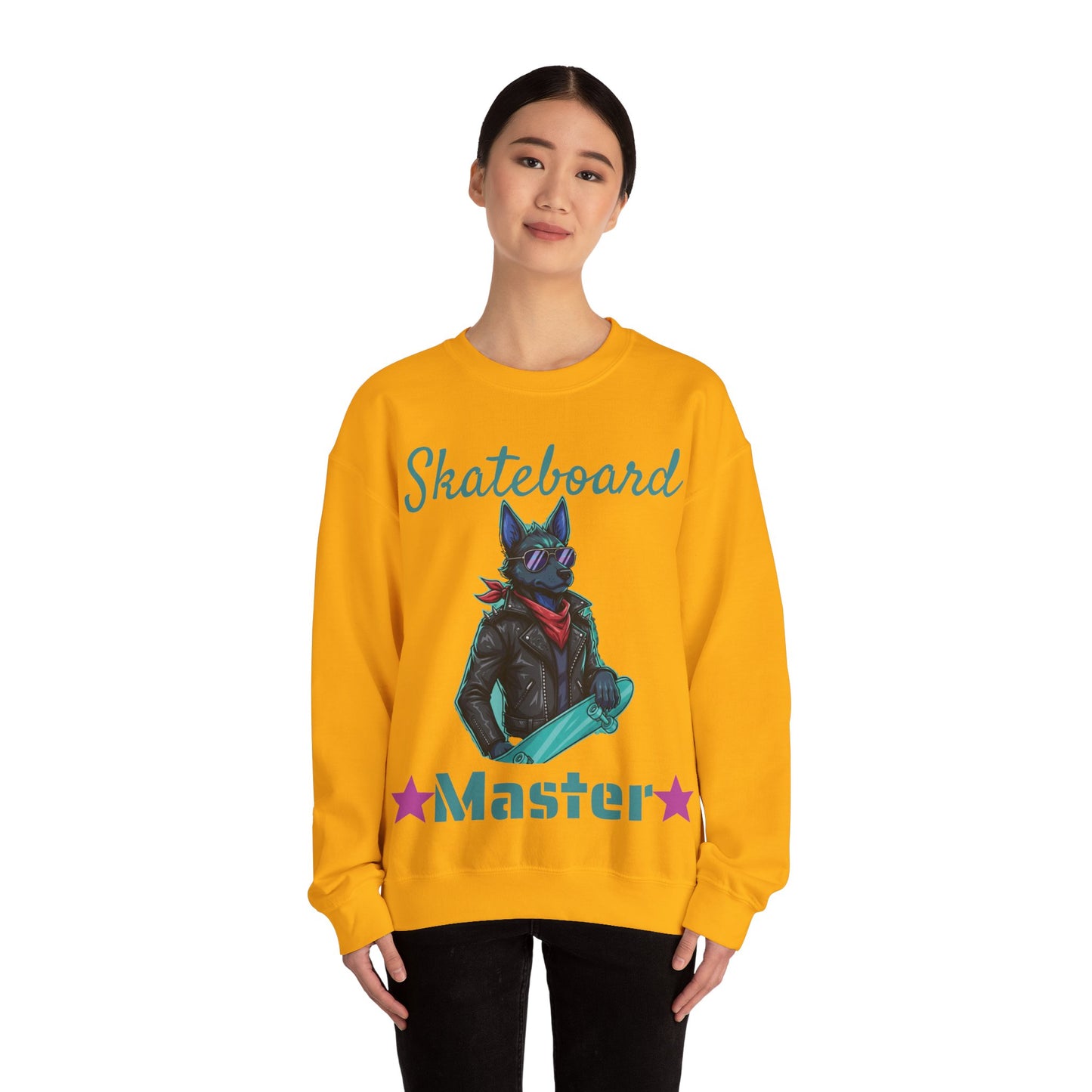 Cool Dog Unisex Heavy Blend Crewneck Sweatshirt style 4