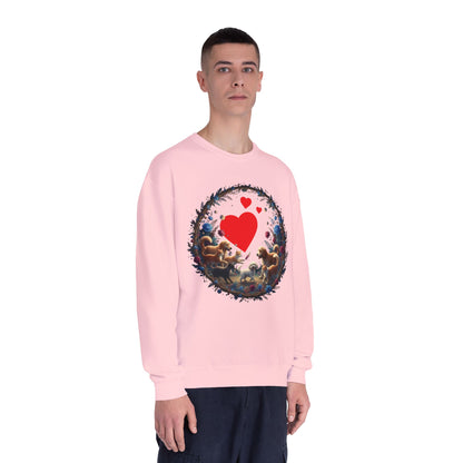 Cats & Dogs Full of Love Unisex NuBlend Crewneck Sweatshirt