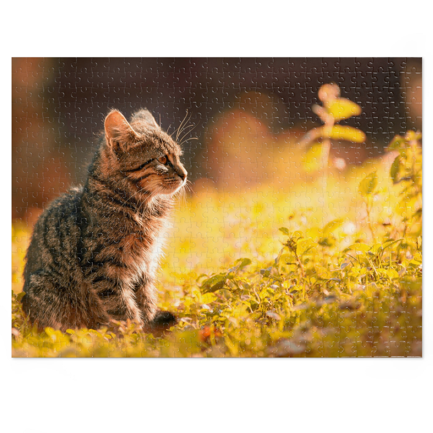Rustic Cat Jigsaw Puzzle, 500 Pieces, Puzzle for Cat Lovers, Unique Gift for Pet Enthusiasts, Family Game Night
