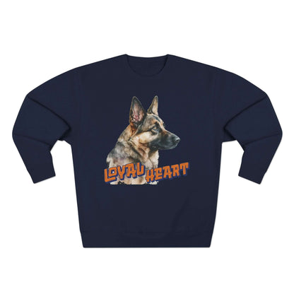 Loyal Heart Dog Lover Unisex Crewneck Sweatshirt style 2