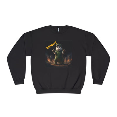 Cat-zilla style 1 Unisex NuBlend® Crewneck Sweatshirt