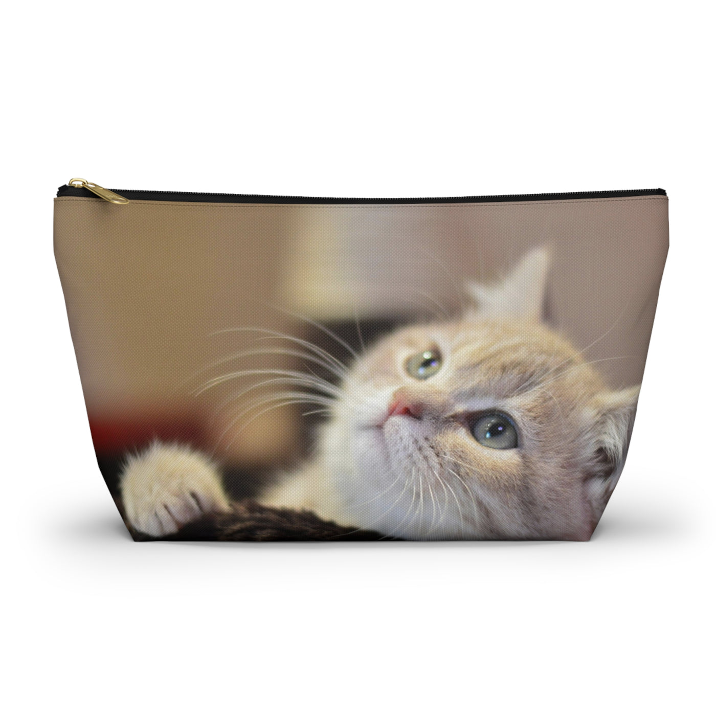 Cute Cat Accessory Pouch | Travel Accessory, Fun Gift, Pet Lover's Item, Unique Accessory Pouch, Travel Essentials