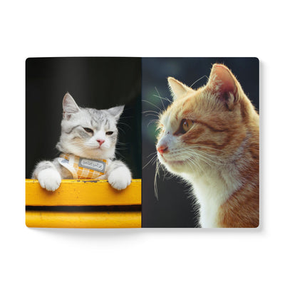 Cozy Cat Softcover Journal - Perfect for Nature Lovers, Gift for Pet Owners, Journal for Writing, Cute Cat Lover Notebook