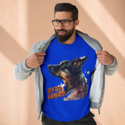Loyal Heart Dog Lover Unisex Crewneck Sweatshirt style 1