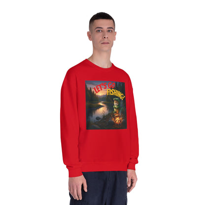 Crocodile Cat Fishing Unisex NuBlend Sweatshirt style 1