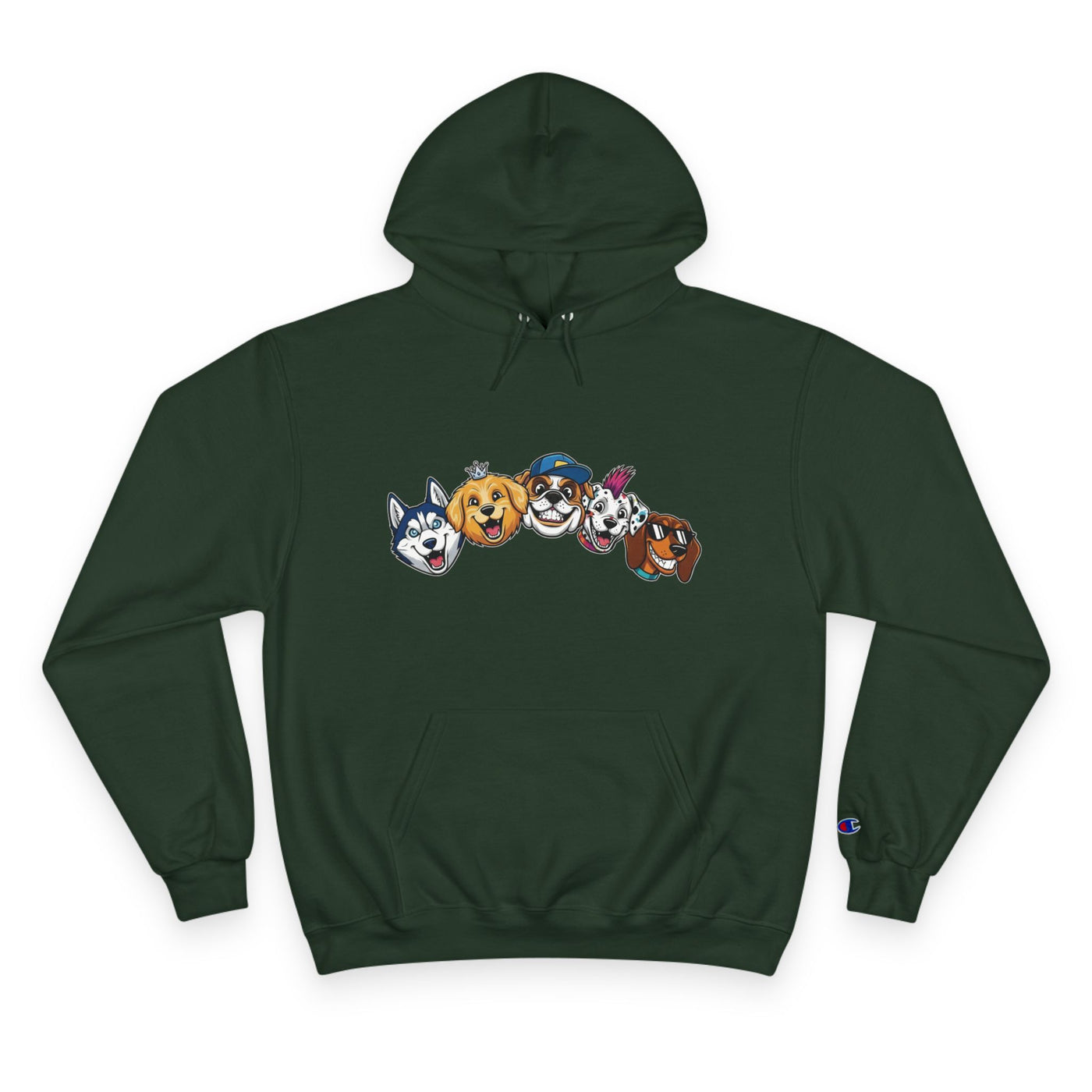 Playful Pooch Champion Unisex Hoodie | Cozy Dog Lover Pullover, Pet Themed Gift, Cute Animal Apparel, Perfect for Dog Days