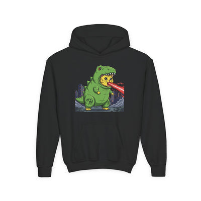 Cat cosplay Godzilla style 4 Unisex Kids Hoodie - Fun & Cozy Heavy Blend Sweatshirt with Cute Design