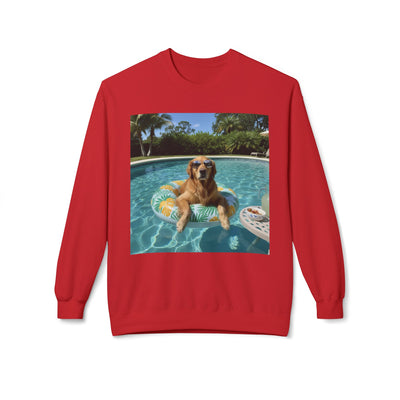 Swimming Pool Vibes Dog Crewneck Sweatshirt