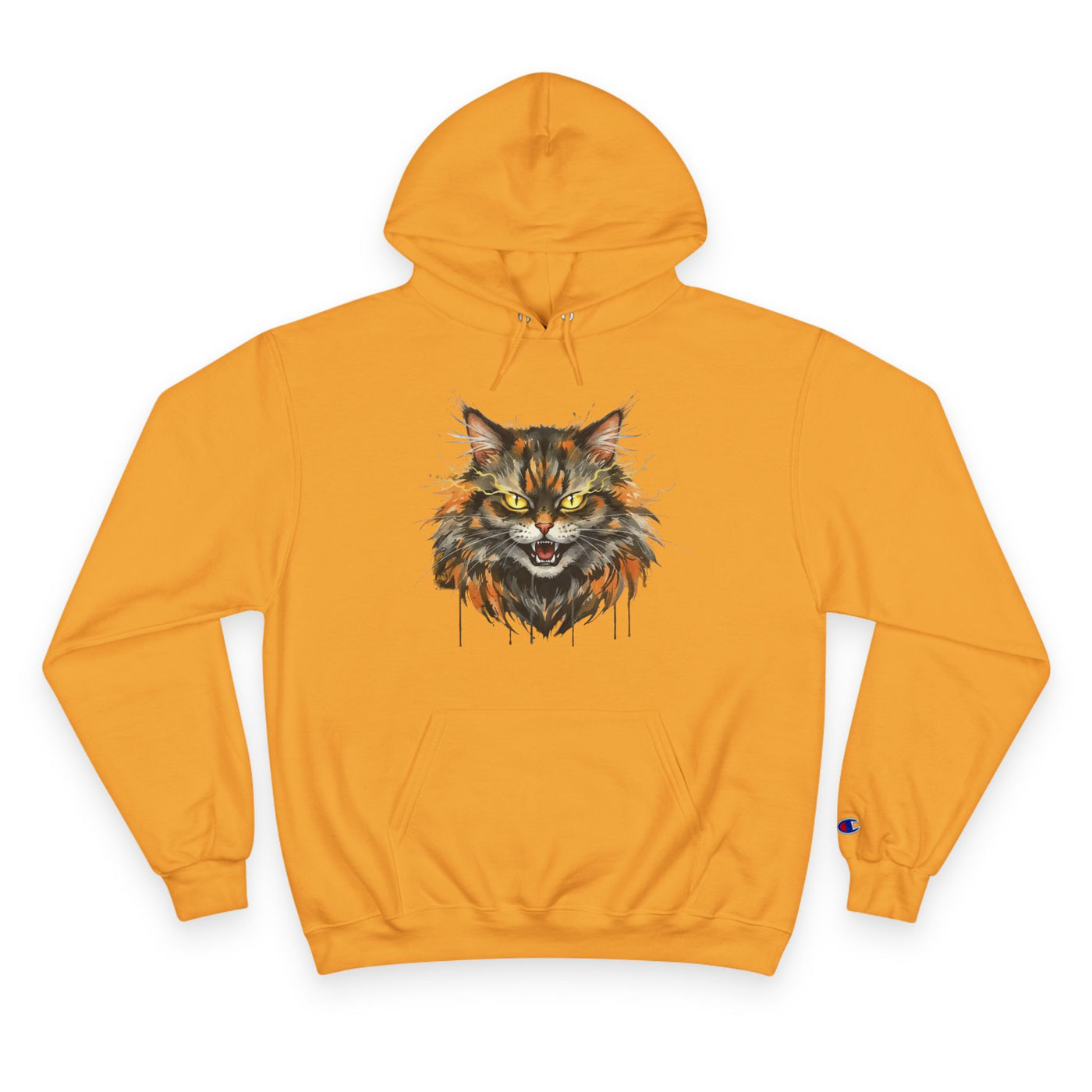 Mad Cat style 1 Men and Women Champion Hoodie